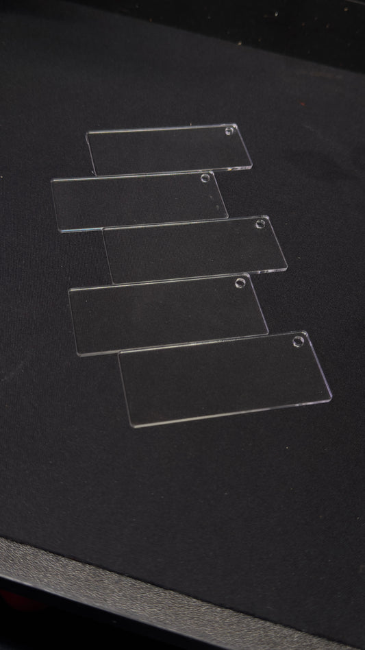Akryl tags (5stk)
